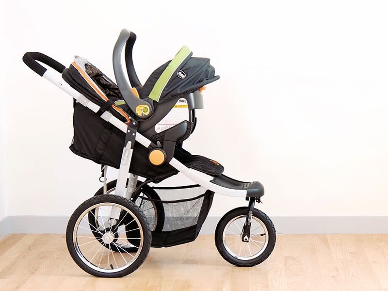 Double Stroller Compatible With Chicco, Lightweight Double Stroller With Car Seat Adapter
