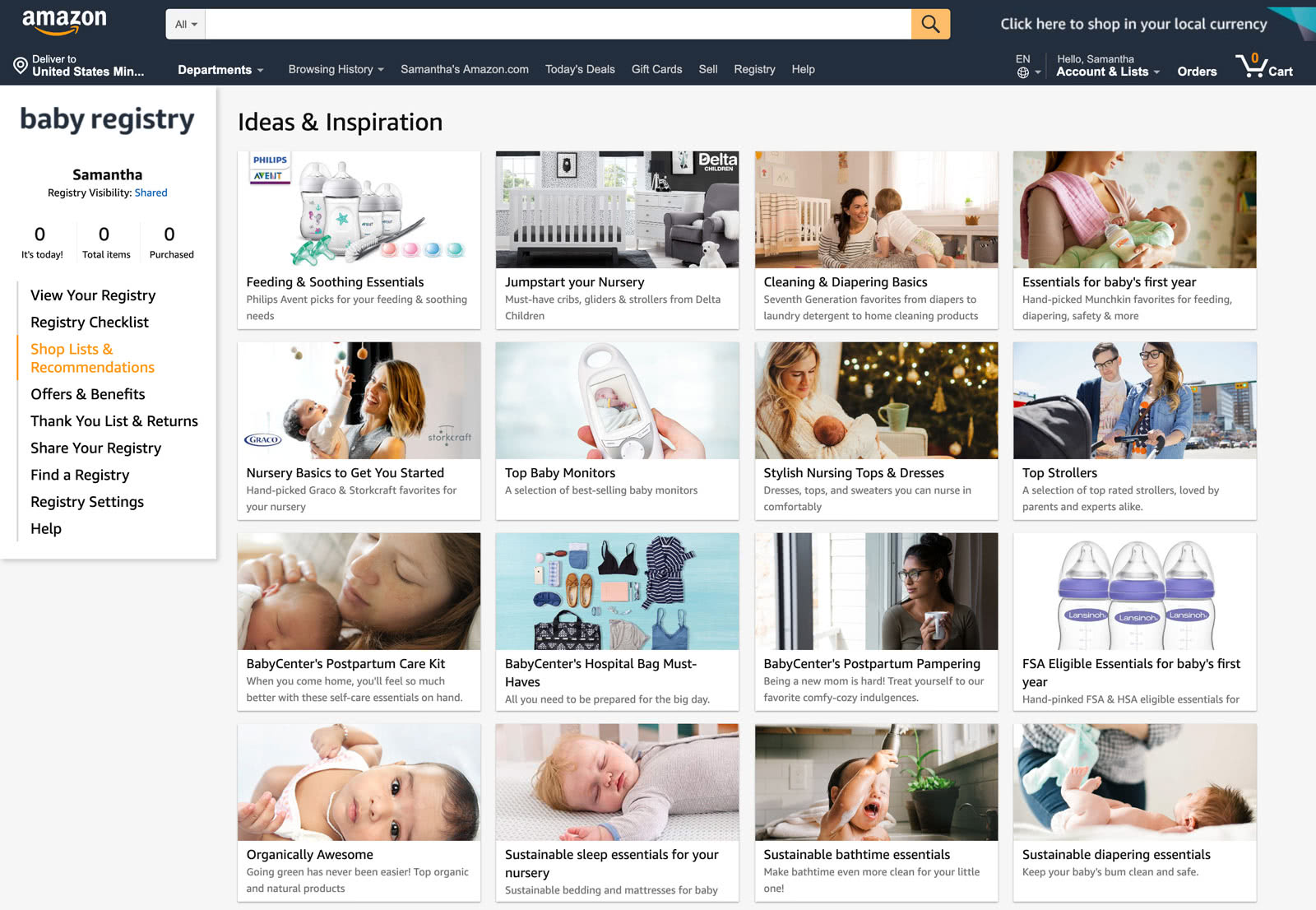 Amazon Baby Registry guide - checklist ideas and inspirations Step 3 - Baby Gear Essentials