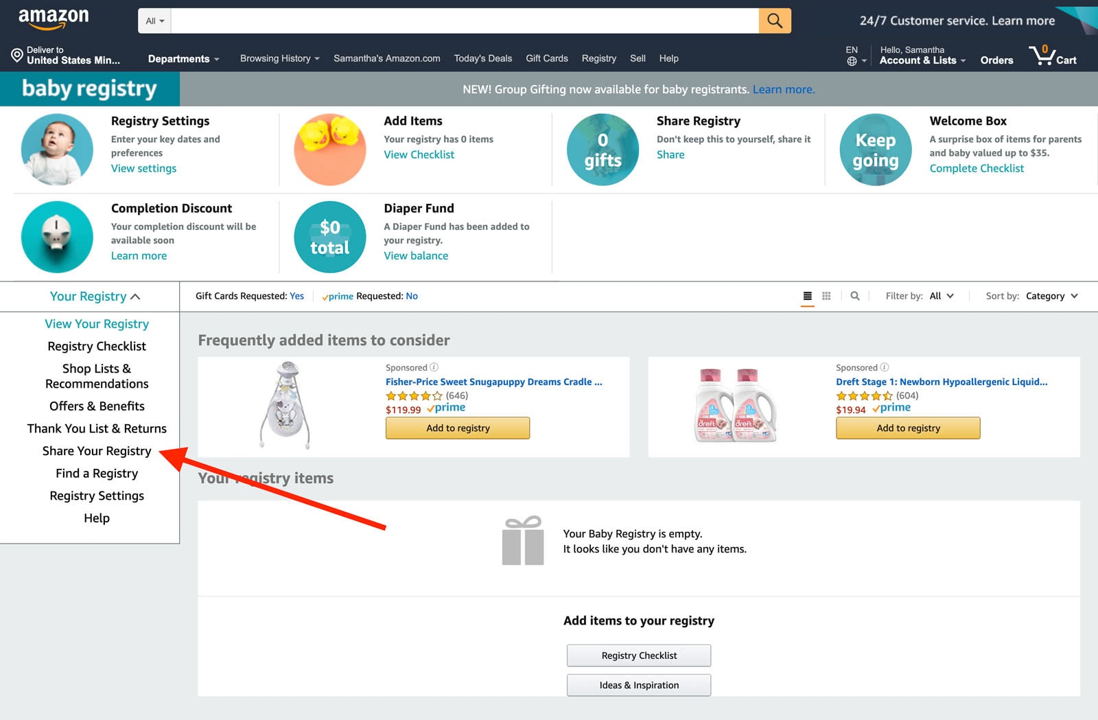 Amazon Baby Registry Tips: A Step by 