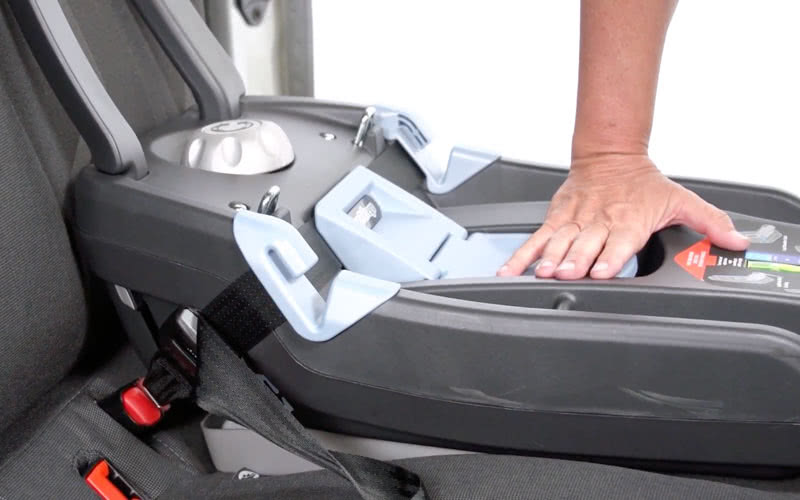 Peg Perego Primo Viaggio review base installation LATCH car seat - Baby Gear Essentials