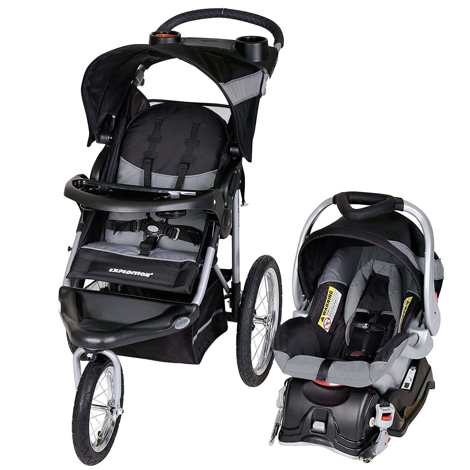 Baby trend sit and stand clearance double stroller car seat compatibility