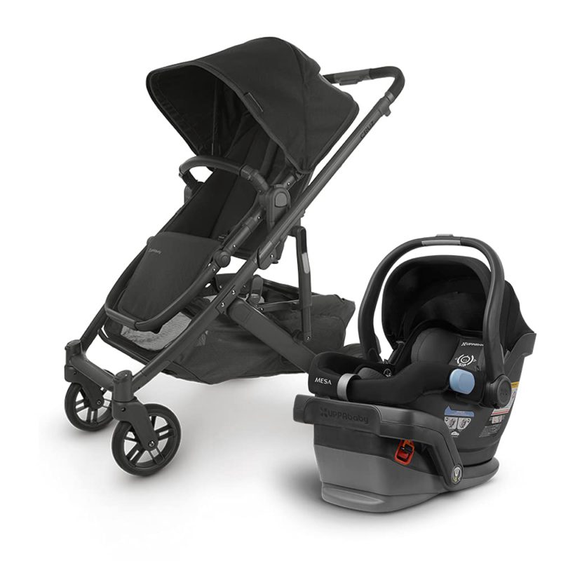 UPPAbaby MESA infant car seat with UPPAbaby Cruz V2 car seat