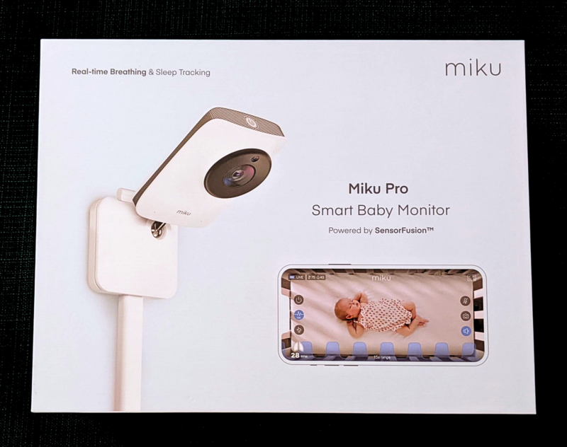 Miku Pro smart baby monitor in box
