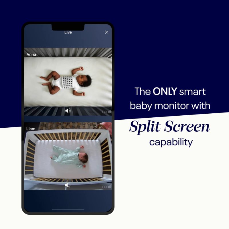 New Nanit Pro split screen capability