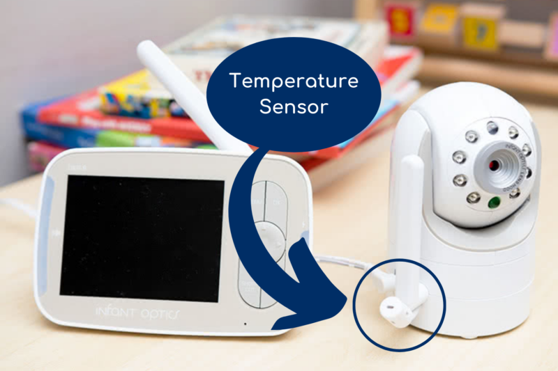 Temperature sensor of the Infant Optics DXR-8 Pro