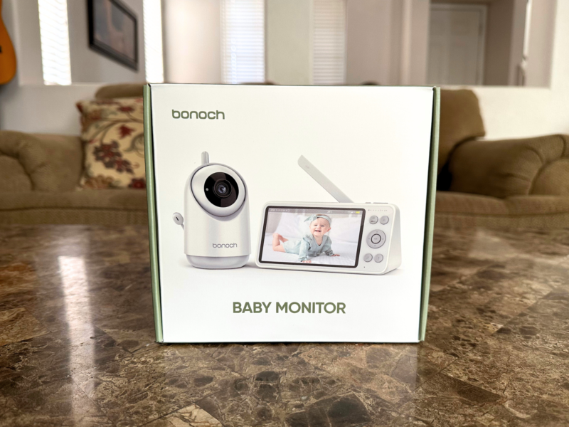 the bonoch long range baby monitor still in the box