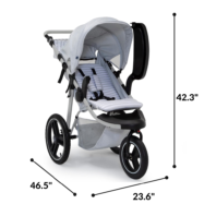 Baby Gap Trek Jogging Stroller dimensions unfolded