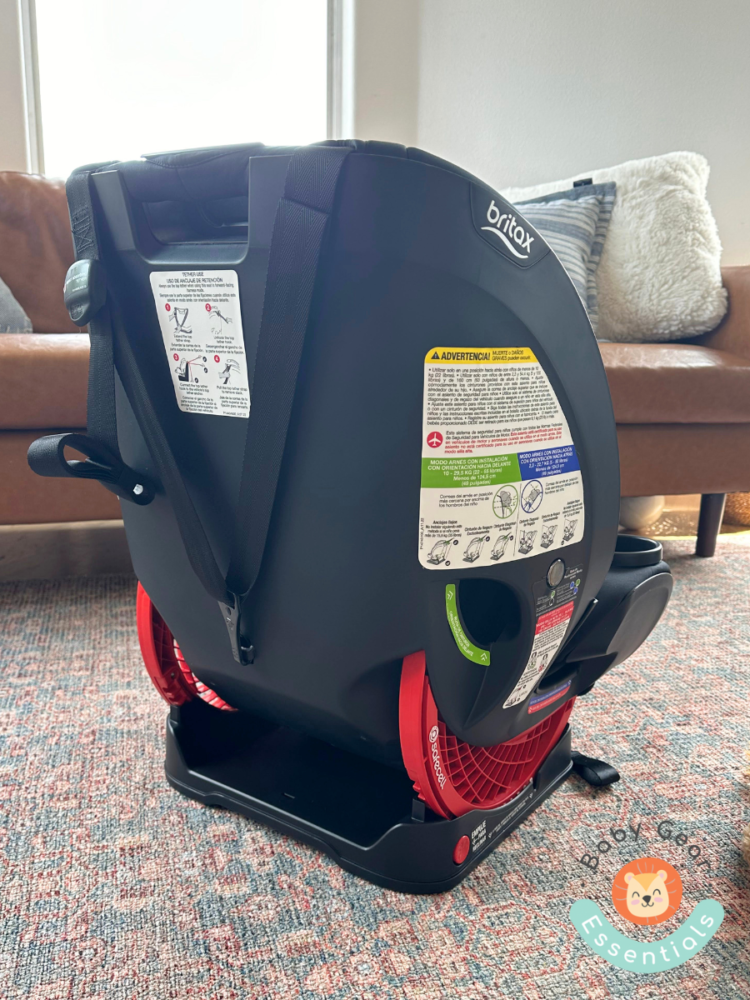 Back of the Britax One4Life Convertible Car Seat