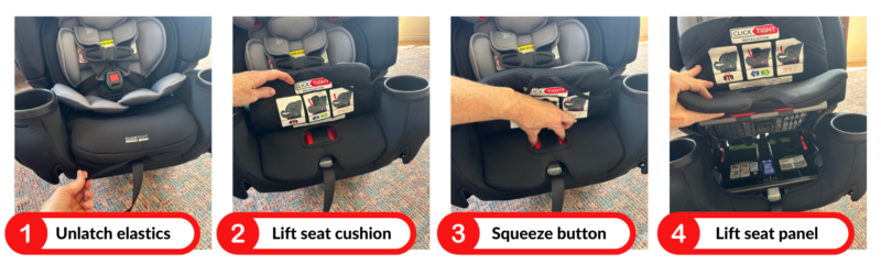 using the Britax ClickTight installation