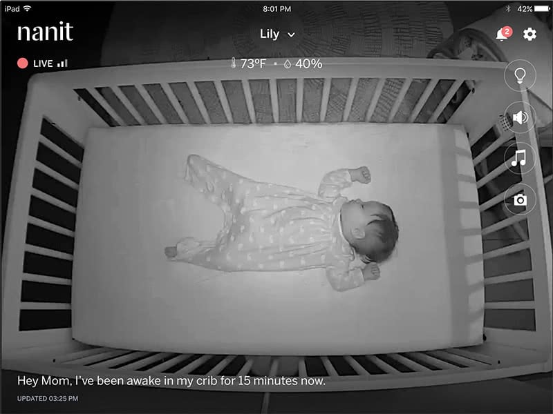 Baby Gear Essentials Nanit review best monitor video feed tablet app